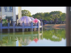 紫外線回避の泡テントの家の耐候性がある透明なキャンプ テント