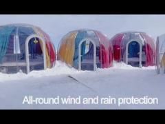 防水紫外線保護ゆとりの泡テント4m2 - 24m2換気