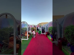 紫外線保護照明装置が付いている携帯用目に見える泡テント