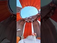 防水紫外線保護ゆとりの泡テント4m2 - 24m2換気