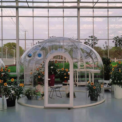 質  PC Polycarbonate Garden Bubble Tent Diameter 3.5m Large Dome Tent 工場