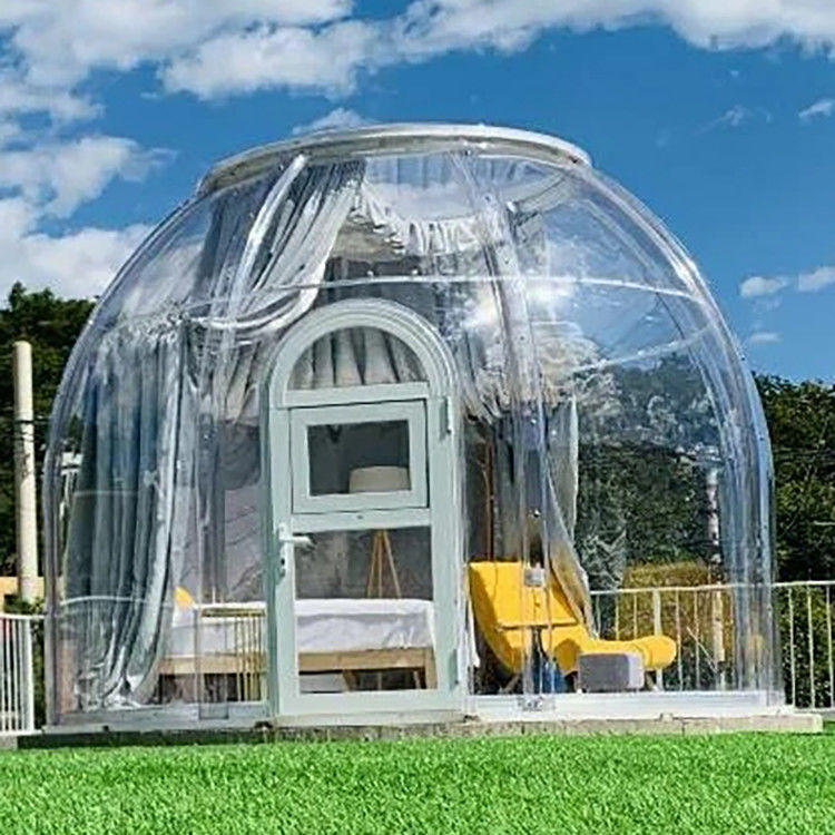注文色の屋外の泡テントの直径5mの防水ドームのテント