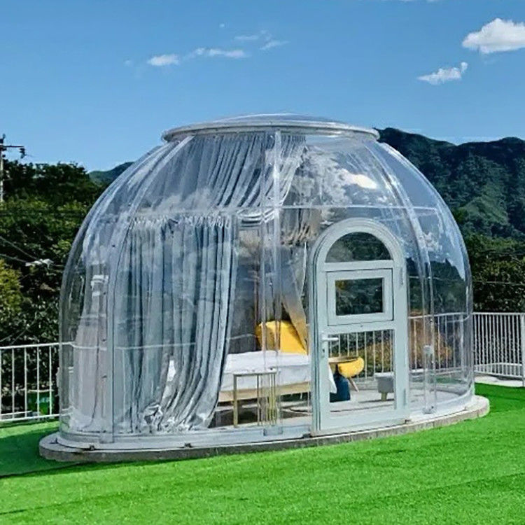注文色の屋外の泡テントの直径5mの防水ドームのテント